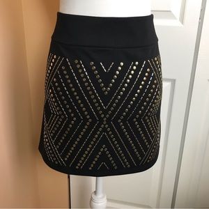 Thalia Sodi Studded Mini Skirt Size Medium EUC
